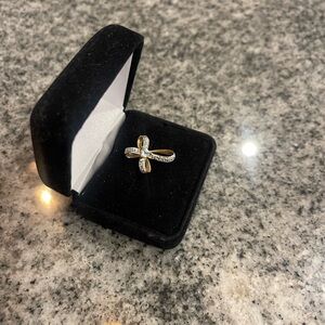 Gold and Silver 925 Aquamarine Women's Necklace Pendant only